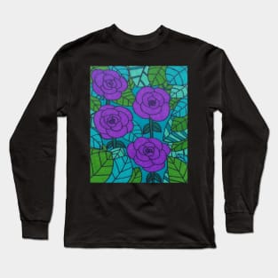 Blue Twilight Garden Long Sleeve T-Shirt